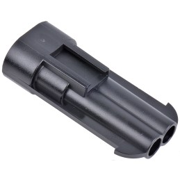 50 pcs - Delphi, Metri-Pack 150 Automotive Connector Plug 2 Way, Crimp Termination