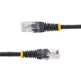 1 pcs - Startech Cat5e Male RJ45 to Male RJ45 Ethernet Cable, U/UTP, Black PVC Sheath, 15m, CMG Rated