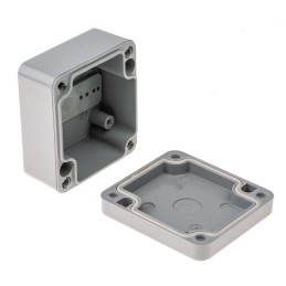1 pcs - Bopla Euromas Polymas Series Silver Polyamide Enclosure, IP65, Silver Lid, 58 x 64 x 34mm