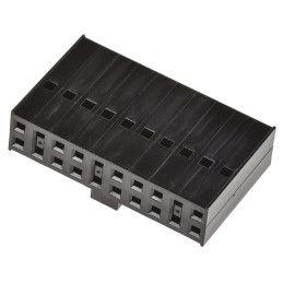 5 pcs - Molex, C-Grid III Female Connector Housing, 2.54mm Pitch, 20 Way, 2 Row