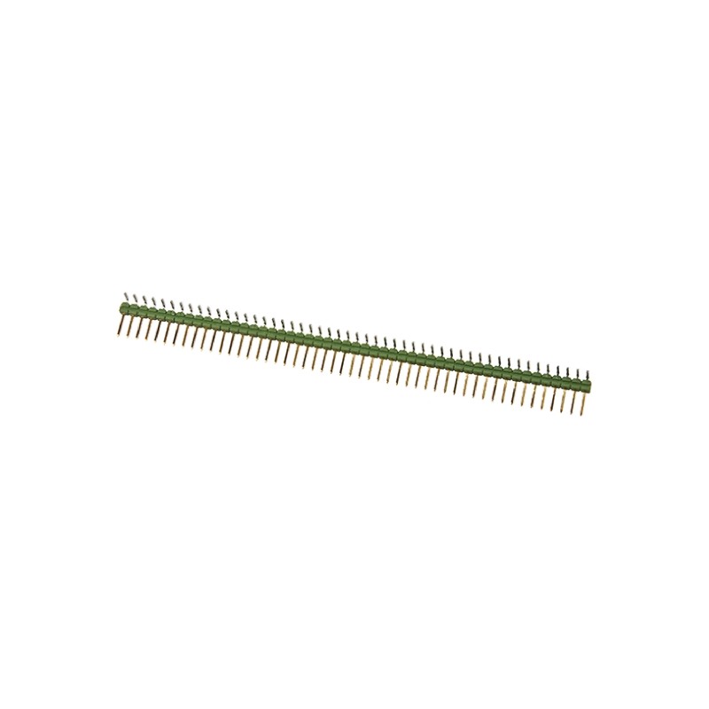 250 pcs - TE Connectivity AMPMODU MOD II Series Right Angle Through Hole Pin Header, 50 Contact(s), 2.54mm Pitch, 1 Row(s),
