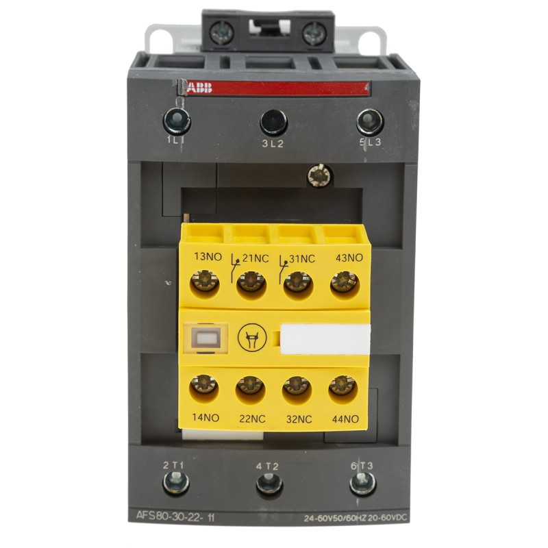 1 pcs - ABB Jokab AFS Series Contactor, 24 - 60 V ac Coil, 3-Pole, 125 A, 3NO, 600 V ac