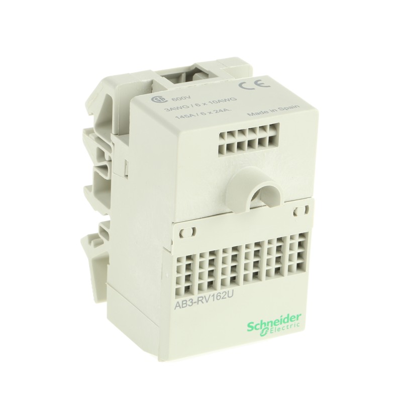 1 pcs - Schneider Electric Single Pole Splitter Block for use with AB3 Series, AK2 Series