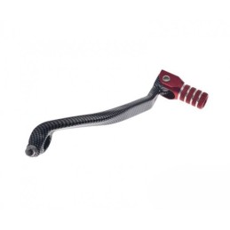 Red carbon gear shift lever for suzuki rm 250