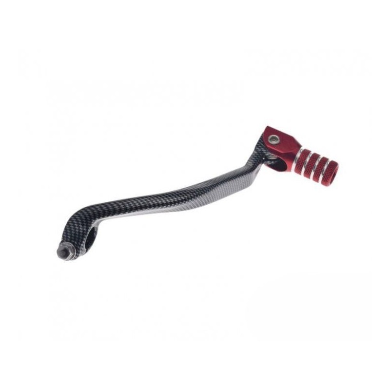 Red carbon gear shift lever for suzuki rm 250