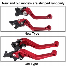 2x long clutch levers and brake levers