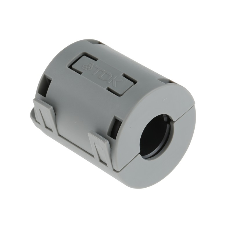 1 pcs - TDK Openable Flat Cable Ferrite Core, 34 Dia. x 39mm, For EMC Absorption, Apertures: 1, Diameter 13mm