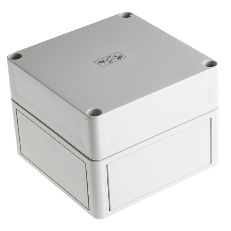1 pcs - Spelsberg TK PS Series Grey Polystyrene Enclosure, IP66, Grey Lid, 130 x 130 x 99mm
