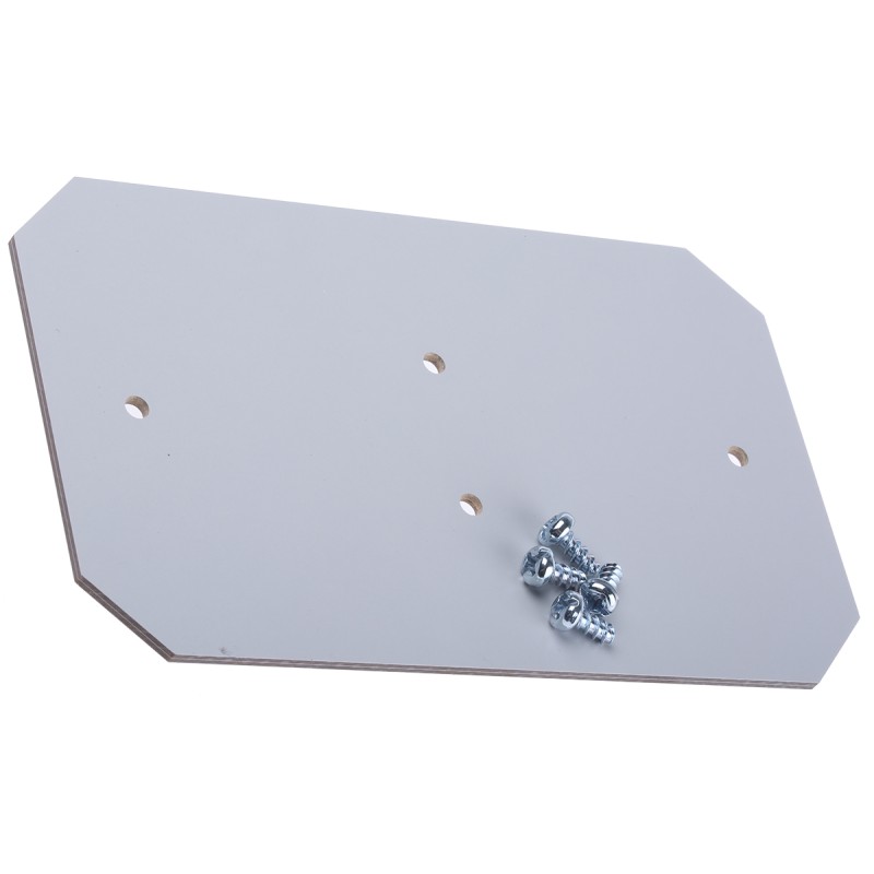 1 pcs - Spelsberg Plastic Mounting Plate, 3mm H, 150mm W, 90mm L for Use with TK Enclosure