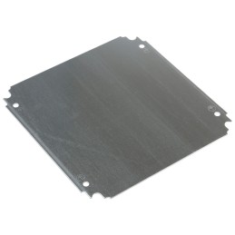 1 pcs - Schneider Electric S3D, CRN, S3X, PLM, S57 Series Sheet Steel Galvanised Mounting Plate, 250mm H, 2mm W, 250mm L for