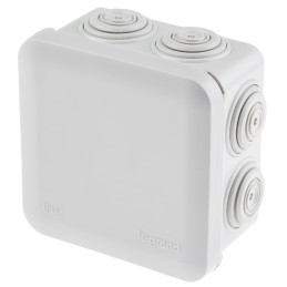 1 pcs - Legrand Plexo Series Grey Junction Box, IP55, 80 x 80 x 45mm