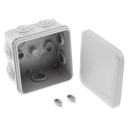 1 pcs - Legrand Plexo Series Grey Junction Box, IP55, 80 x 80 x 45mm