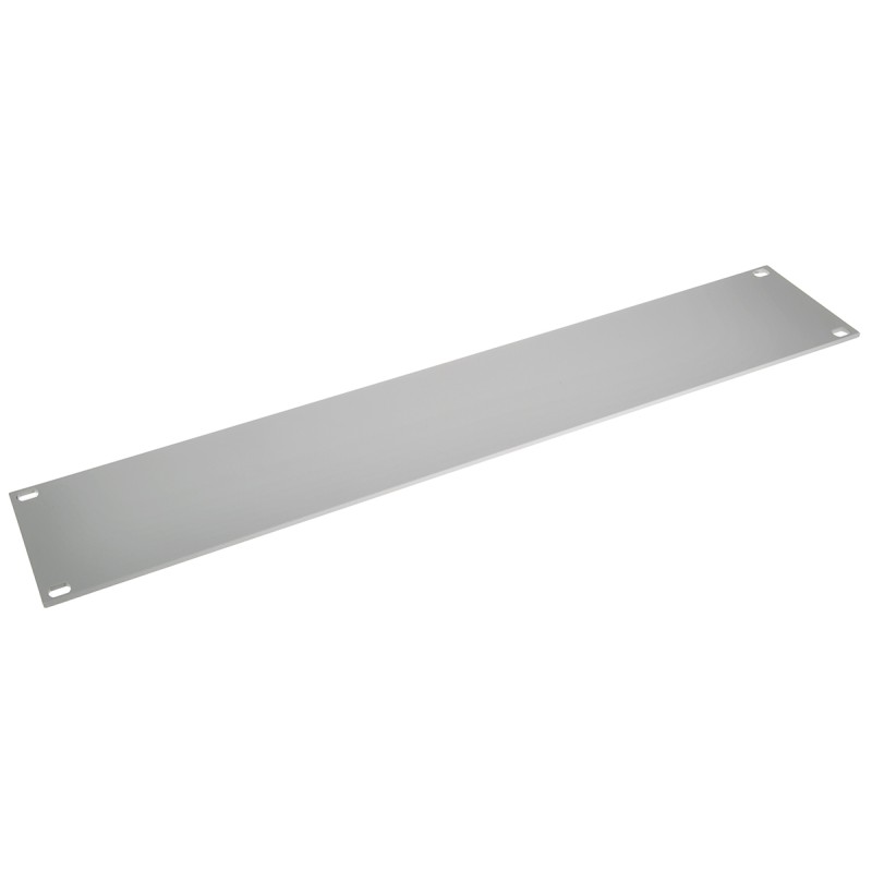 1 pcs - nVent SCHROFF RAL 7035 Light Grey Aluminium Front Panel, 2U, 483 x 88.1mm