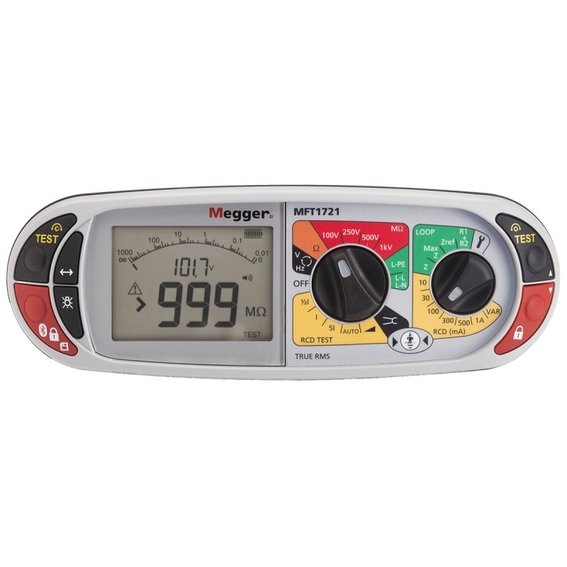 1 pcs - Megger MFT1721 Multifunction Tester, 100V , Earth Resistance Measurement With Wireless