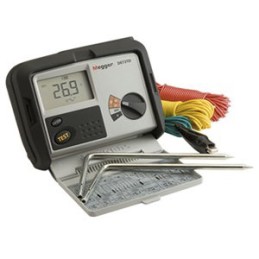 1 pcs - Megger DET3TD Earth Tester Kit, 2kΩ CAT IV