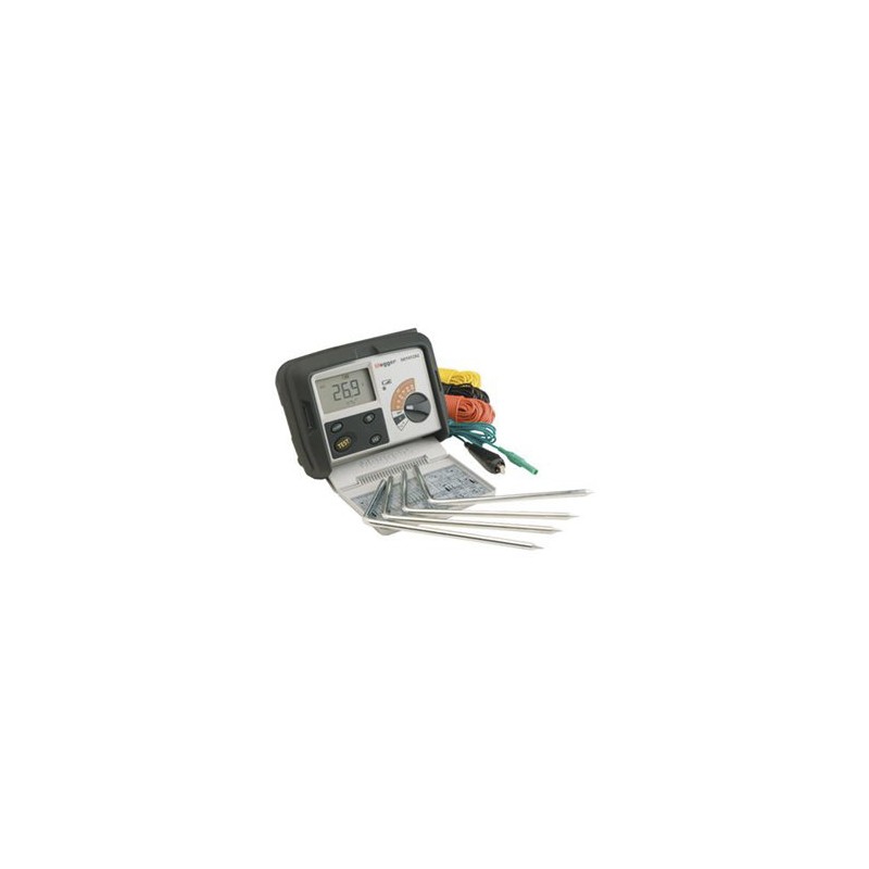 1 pcs - Megger DET4TD2 Earth Tester Kit, 20kΩ CAT IV 100 V