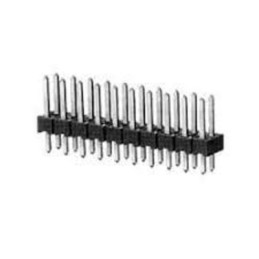 250 pcs - TE Connectivity AMPMODU Series Vertical Pin Header, 24 Contact(s), 2.54mm Pitch, 2 Row(s)