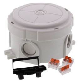 1 pcs - WISKA Polypropylene Junction Box, IP66, IP67, Ø 82 x 57mm