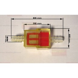 Universal motorcycle gasoline fuel filter