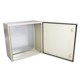 1 pcs - RS PRO Steel Wall Box, IP66, 600 mm x 600 mm x 300mm