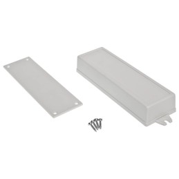 1 pcs - RS PRO Light Grey Polycarbonate Enclosure, IP54, 155 x 49 x 27mm