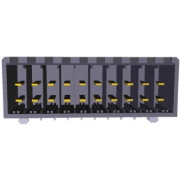 26 pcs - TE Connectivity Dynamic 3000 Series Right Angle Through Hole PCB Header, 20 Contact(s), 5.08mm Pitch, 2 Row(s), Shroude