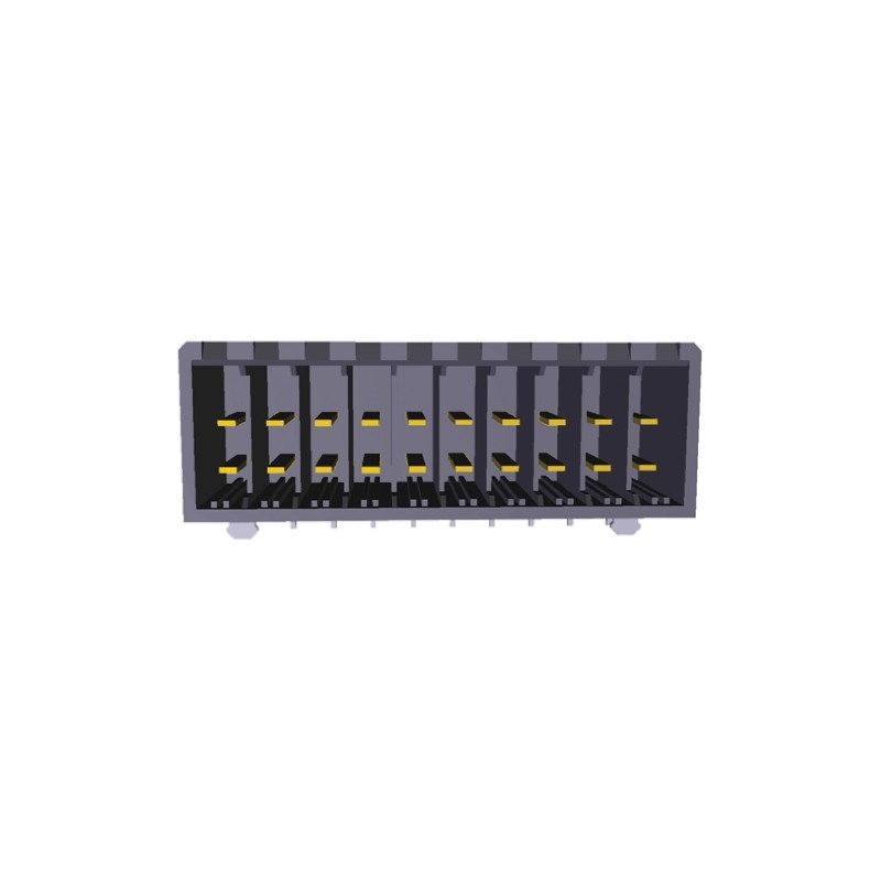 26 pcs - TE Connectivity Dynamic 3000 Series Right Angle Through Hole PCB Header, 20 Contact(s), 5.08mm Pitch, 2 Row(s), Shroude