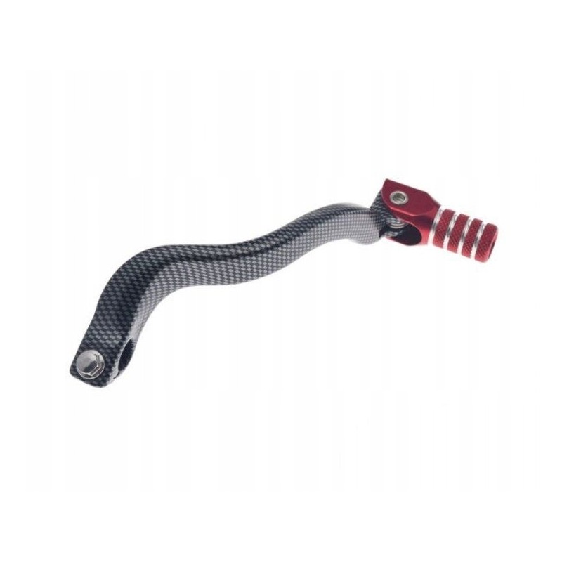 Red carbon gear shift lever for suzuki rm 125