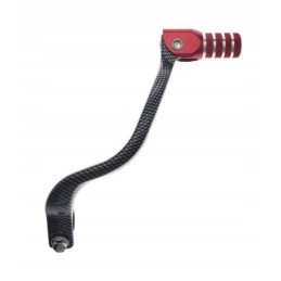Red carbon gear shift lever for suzuki rm 125
