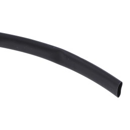 1 Reel of 9 M - RS PRO Heat Shrink Tubing, Black 4.8mm Sleeve Dia. x 9m Length 2:1 Ratio