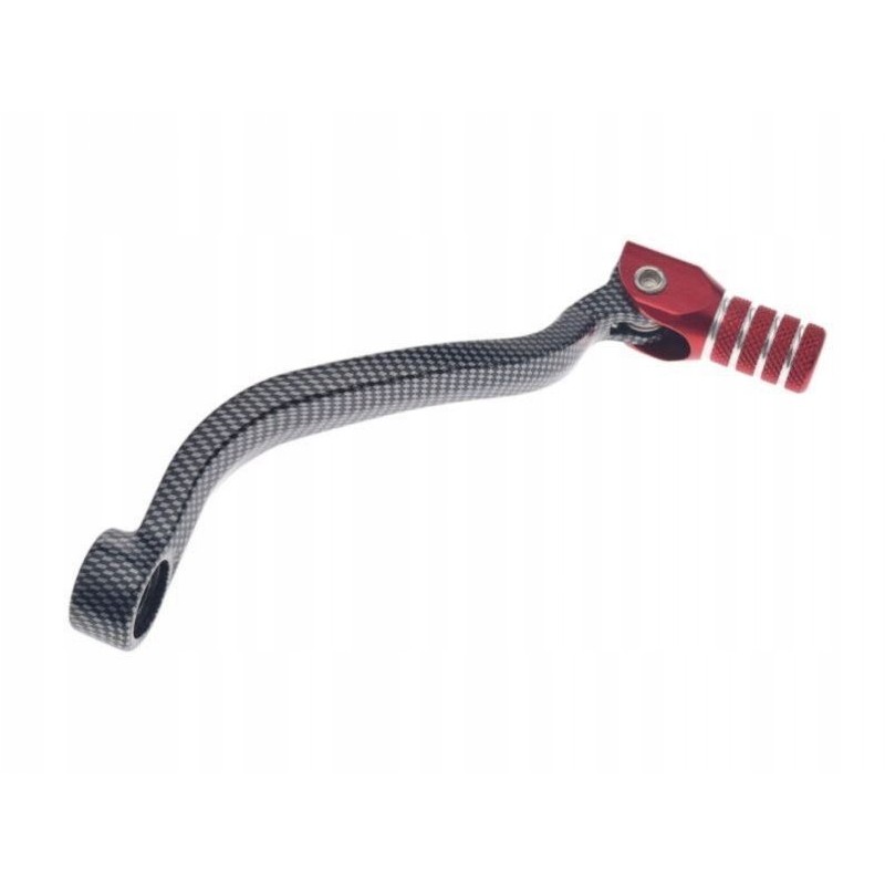 Red carbon gear shift lever for KTM