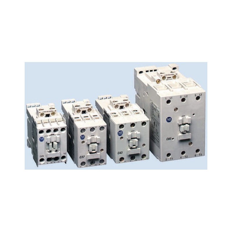 1 pcs - Allen Bradley 100C Series Contactor, 24 V dc Coil, 3-Pole, 72 A, 40 kW, 3NO, 690 V ac