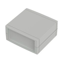 1 pcs - Bopla Unimas Series Light Grey Polystyrene Unimas Enclosure, IP40, Light Grey Lid, 40 x 81 x 85mm