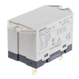 1 pcs - Omron Flange Mount Power Relay, 24V dc Coil, 30A Switching Current, SPST