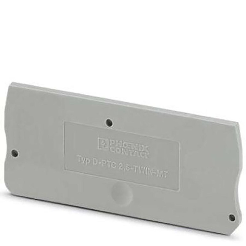 50 pcs - Phoenix Contact D - PTC 2 Series End Cover