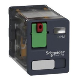 1 pcs - Schneider Electric Power Relay, 230V ac Coil, 15 A @ 250 V ac, 15 A @ 28 V dc Switching Current, DPDT