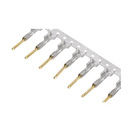 50 pcs - Molex Male Crimp Terminal, Crimp or Compression Termination, 16AWG Min, 14AWG Max