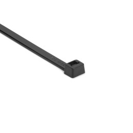 1 Bag of 100 - HellermannTyton Cable Tie, Inside Serrated, 245mm x 4.6 mm, Black Polyamide 6.6 (PA66), Pk-100