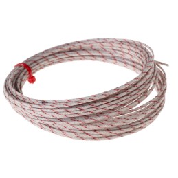 1 Reel of 10 M - RS PRO Type K Thermocouple Wire, 10m, Unscreened, Glass Fibre Insulation, +350°C Max, 1/0.315mm