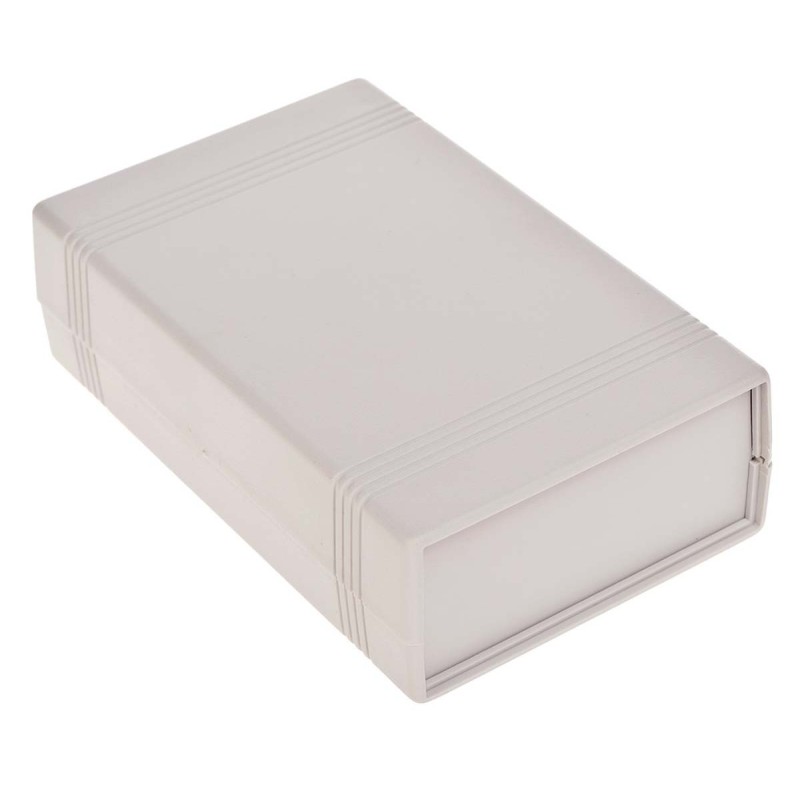 1 pcs - RS PRO Light Grey Polycarbonate Enclosure, IP30, 146 x 91 x 43.3mm