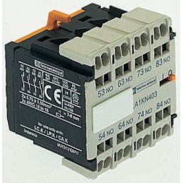 1 pcs - Schneider Electric Auxiliary Contact, 4 Contact, 1NC + 3NO, Front Mount