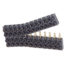 1 Box of 5 - Legrand Non-Fused Terminal Block, 12-Way, 15A, 6 mm² Wire, Screw Down Termination