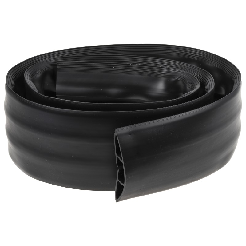 1 pcs - RS PRO 1.83m Black Cable Cover in PVC, 29.4mm Inside dia.