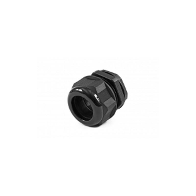 1 pcs - Hammond 1427NCG Series Black Nylon Cable Gland, M40 Thread, 22mm Min, 32mm Max, IP68