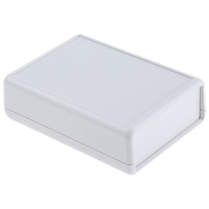 1 pcs - Hammond 1593 Series Grey ABS Handheld Enclosure, Integral Battery Compartment, IP54, 92 x 66 x 28mm