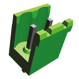 300 pcs - TE Connectivity 5.08mm Pitch 2 Way Pluggable Terminal Block, Header, Panel Mount, Solder Termination