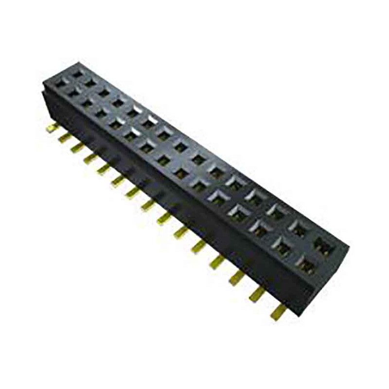 1 pcs - Samtec CLM Series Straight Surface Mount PCB Socket, 40-Contact, 2-Row, 1mm Pitch, Solder Termination