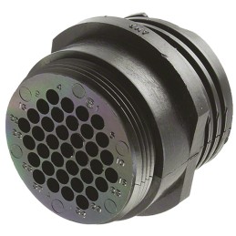 1 pcs - TE Connectivity Circular Connector, 37 Contacts, Cable Mount, Socket, Male, CPC Series 1 Series