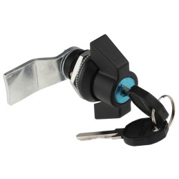 1 pcs - RS PRO Black Metal, Plastic Locking Handle