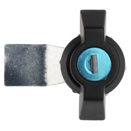 1 pcs - RS PRO Black Metal, Plastic Locking Handle